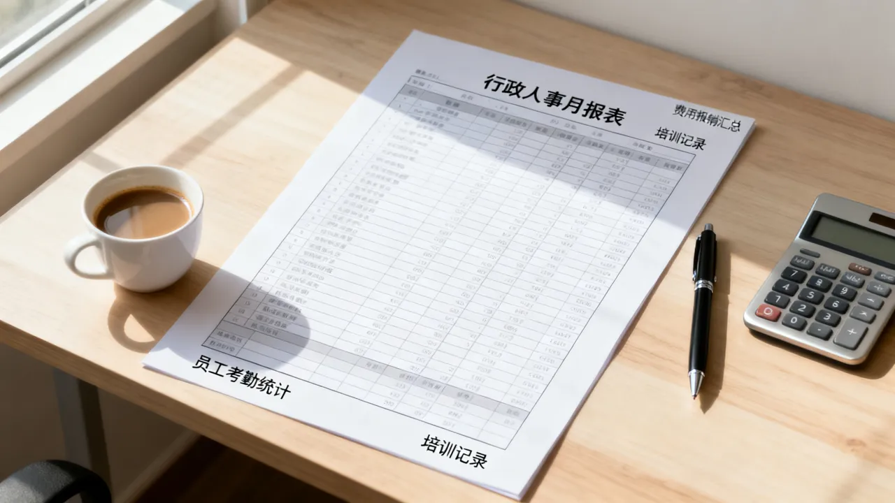 行政人事月报表怎么做，行政人事月报表包括哪些内容？-图2