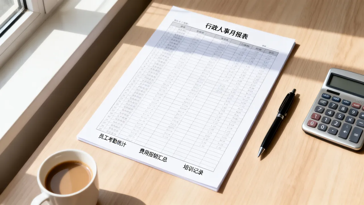 行政人事月报表怎么做，行政人事月报表包括哪些内容？-图3