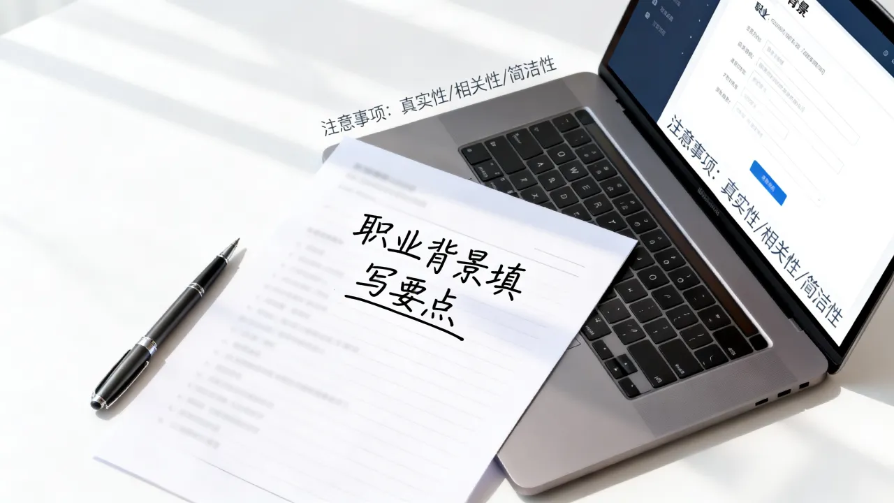 职业背景怎么填写,填写职业背景时有哪些注意事项-图1 职业背景怎么填写,填写职业背景时有哪些注意事项-图1
