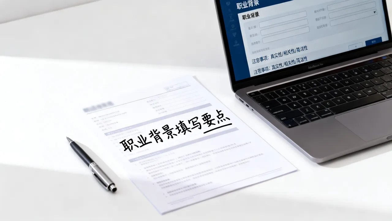 职业背景怎么填写,填写职业背景时有哪些注意事项-图2 职业背景怎么填写,填写职业背景时有哪些注意事项-图2