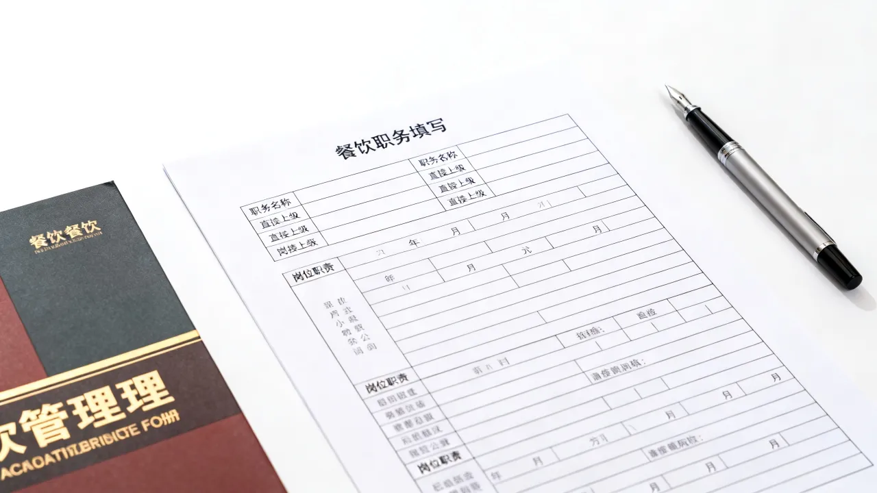 餐饮职务怎么写才正确?餐饮职务一栏怎么填写?-图1 餐饮职务怎么写才正确?餐饮职务一栏怎么填写?-图1