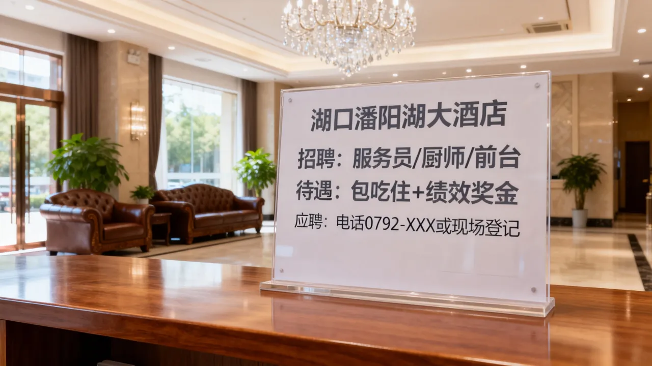 湖口潘阳湖大酒店招聘吗？待遇怎么样，怎么应聘-图2