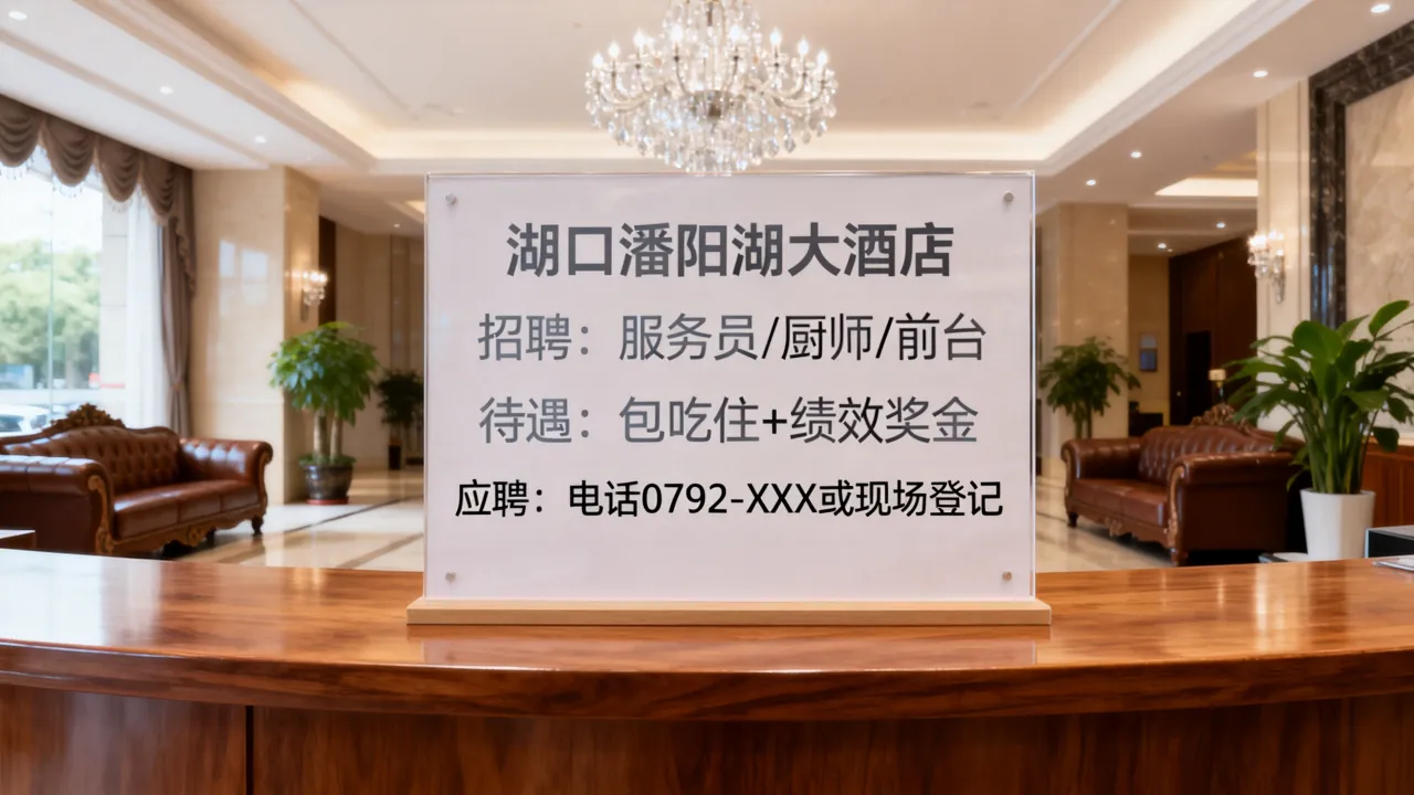 湖口潘阳湖大酒店招聘吗？待遇怎么样，怎么应聘-图3