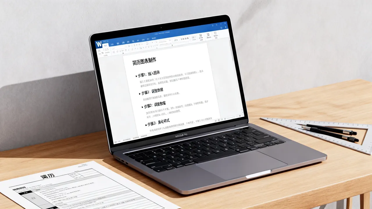 简历模板怎么绘图?word简历模板图表制作教程,-图3 简历模板怎么绘图?word简历模板图表制作教程,-图3