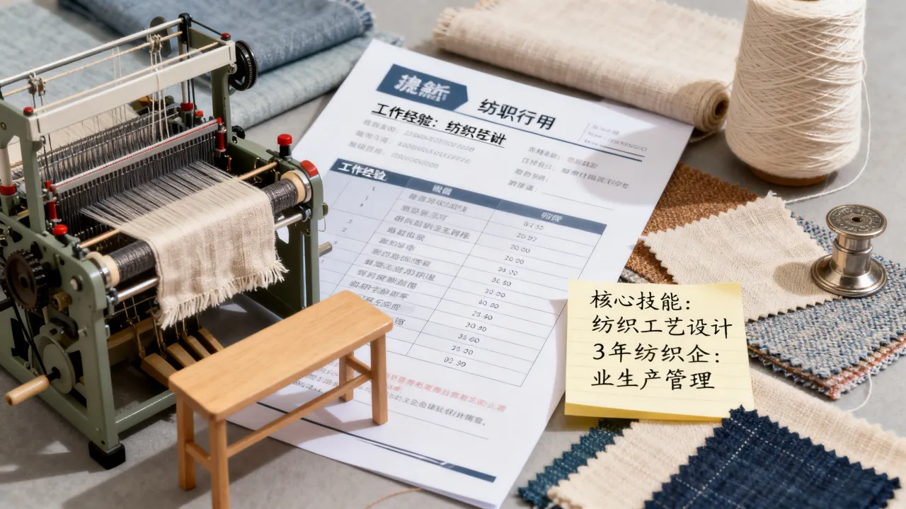 纺织简历怎么写?纺织行业求职简历的核心要点和技巧有哪些?-图2 纺织简历怎么写?纺织行业求职简历的核心要点和技巧有哪些?-图2