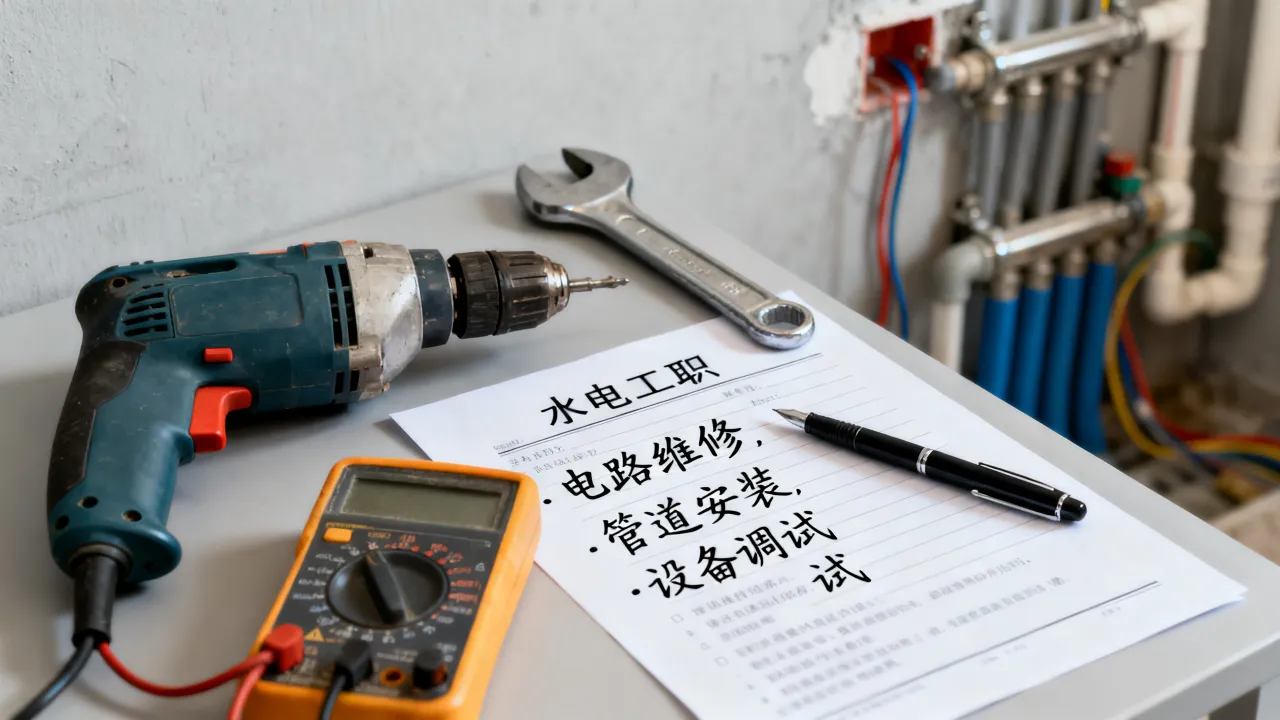 水电求职怎么写,水电工求职简历个人技能怎么写?-图3 水电求职怎么写,水电工求职简历个人技能怎么写?-图3