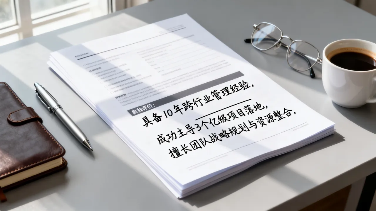 总监简历怎么写才能让HR眼前一亮,高管跳槽简历自我评价怎么写