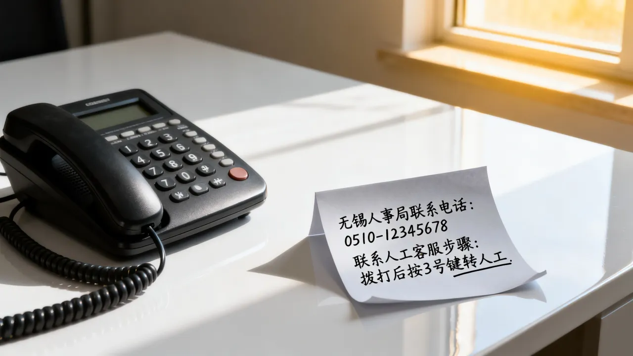 无锡人事局的电话是多少,怎么才能联系到人工客服?