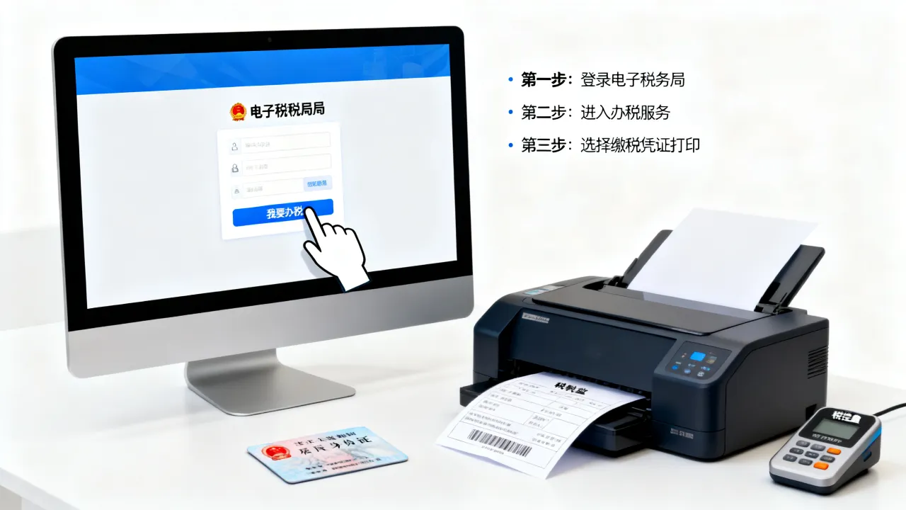 如何打印缴税凭证?电子税务局打印流程详解?