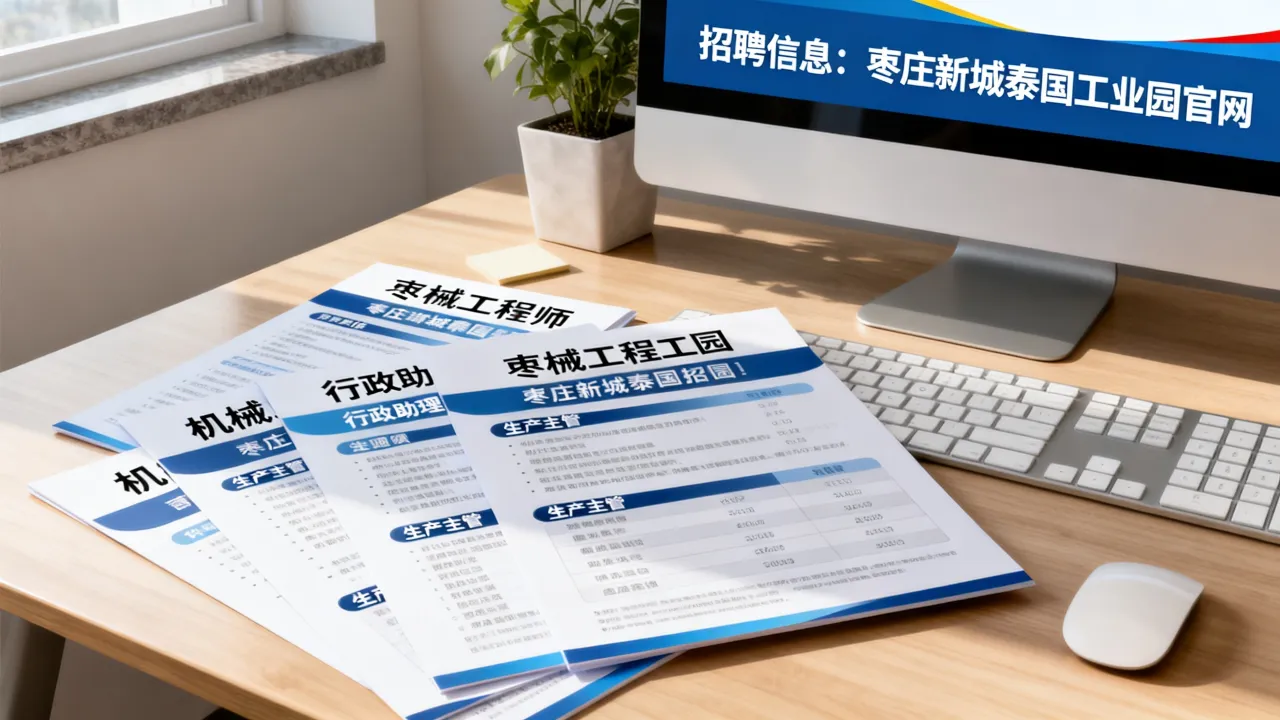 枣庄新城泰国工业园招聘信息在哪里？最新招聘岗位有哪些？-图3