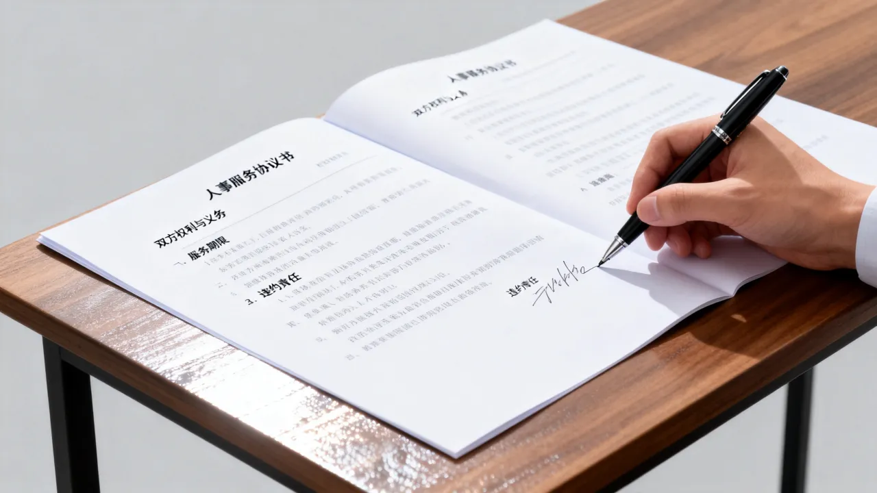 人事服务协议书怎么签才有效?有哪些注意事项