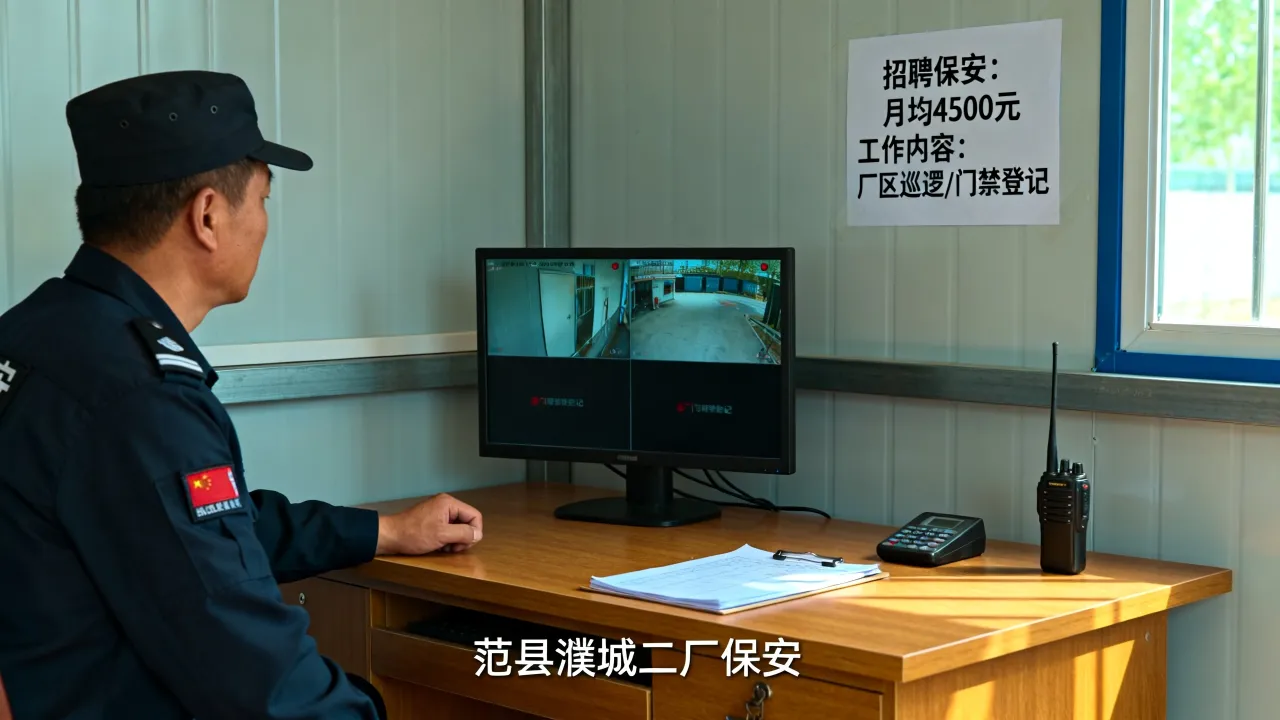 范县濮城二厂招聘保安吗？待遇怎么样，工作内容有哪些？-图3