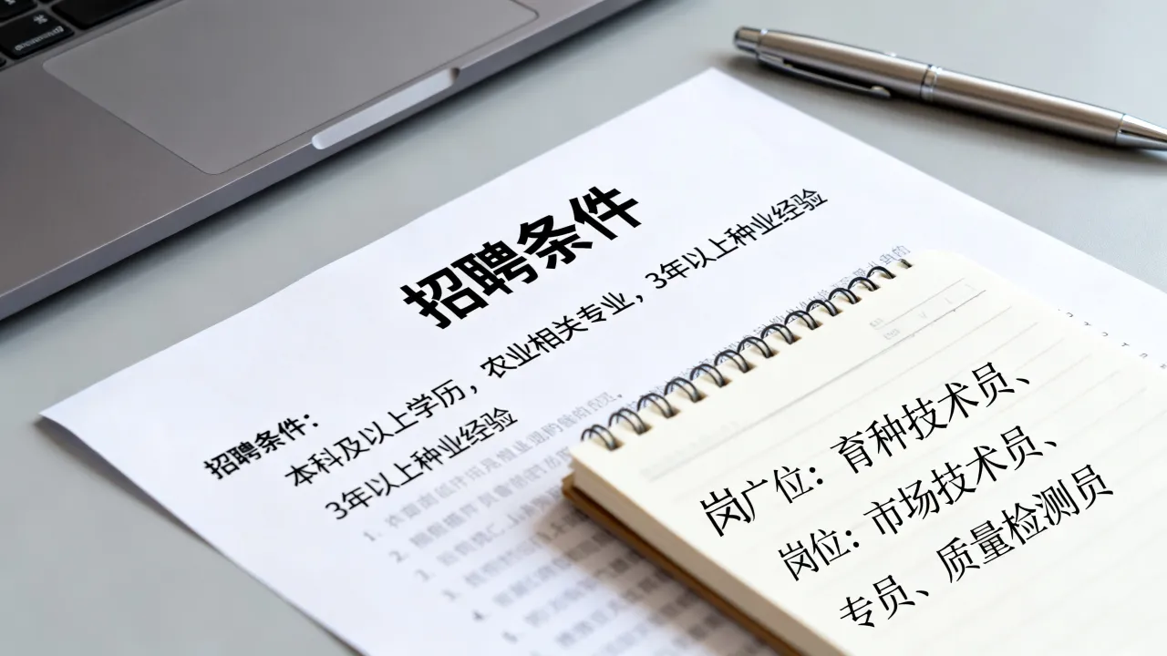 鸿基公主岭种业招聘条件是什么？有哪些岗位在招人？