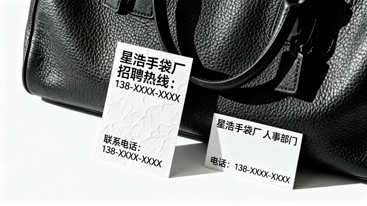 星浩手袋厂招聘热线是多少？怎么联系招工电话？