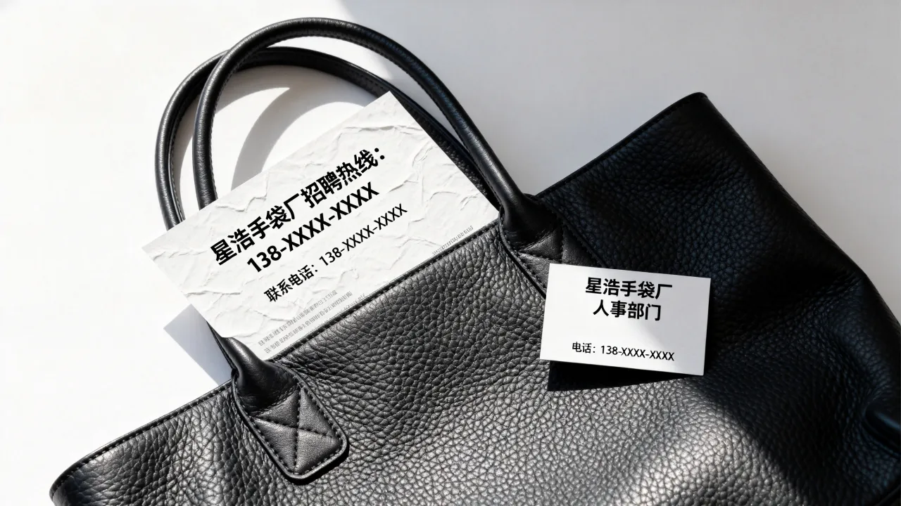 星浩手袋厂招聘热线是多少？怎么联系招工电话？-图2