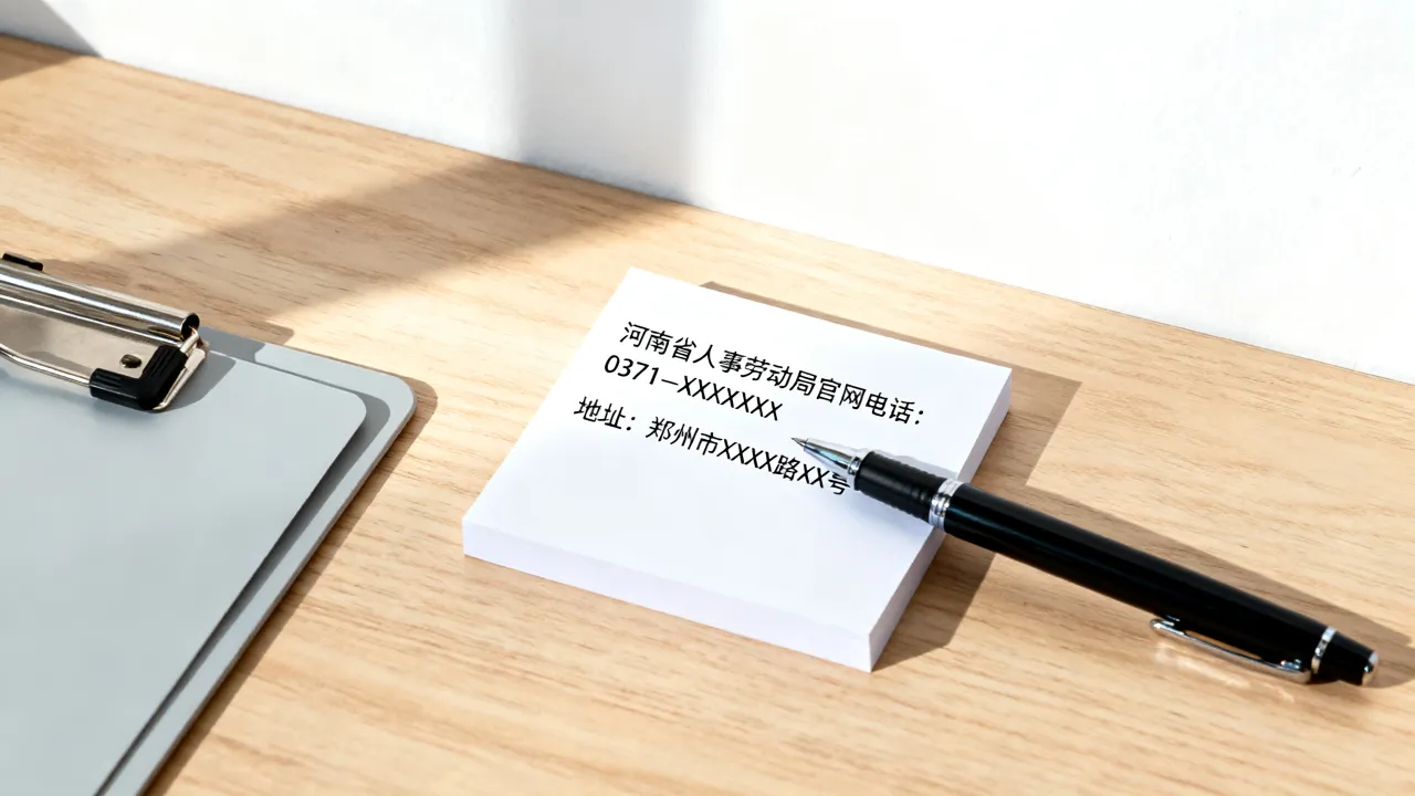 河南省人事劳动局官网电话是多少，河南省人事劳动局地址怎么查