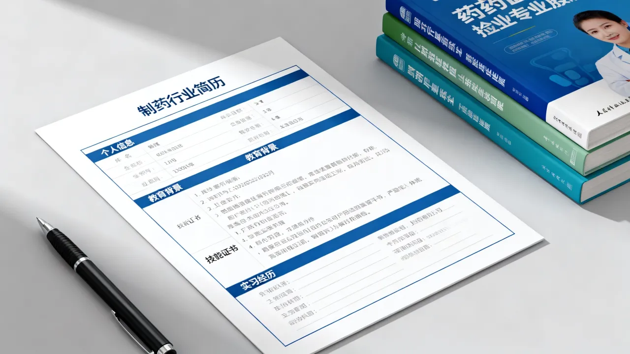 制药行业求职简历怎么写？没有任何经验怎么办？
