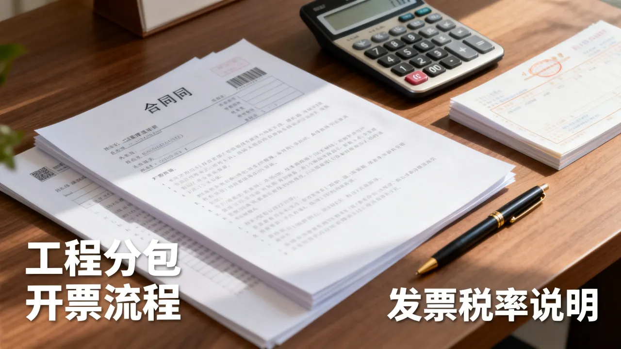 工程分包如何开票?,工程分包发票税率是多少?-图2 工程分包如何开票?,工程分包发票税率是多少?-图2