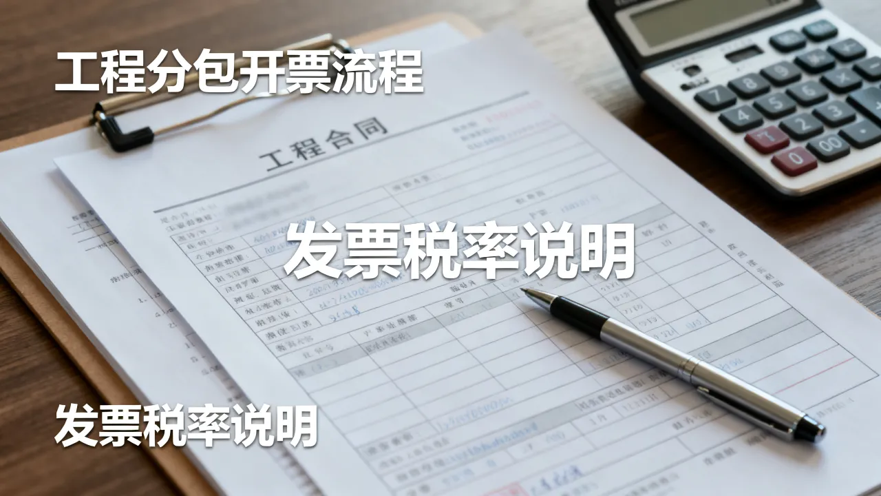 工程分包如何开票?,工程分包发票税率是多少?-图3 工程分包如何开票?,工程分包发票税率是多少?-图3