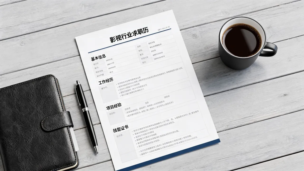 导演怎么写简历?影视行业求职简历范文与技巧大全-图2 导演怎么写简历?影视行业求职简历范文与技巧大全-图2