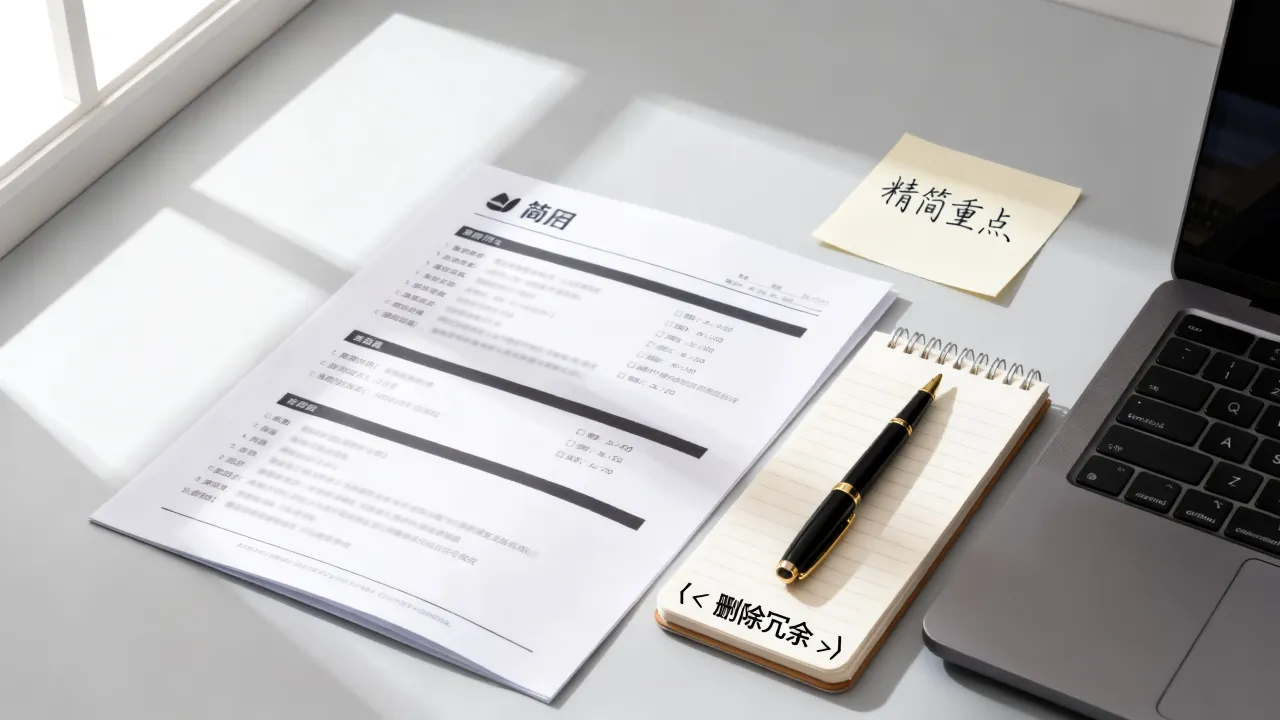 简历怎么缩短,怎样精简内容让面试官迅速抓住重点