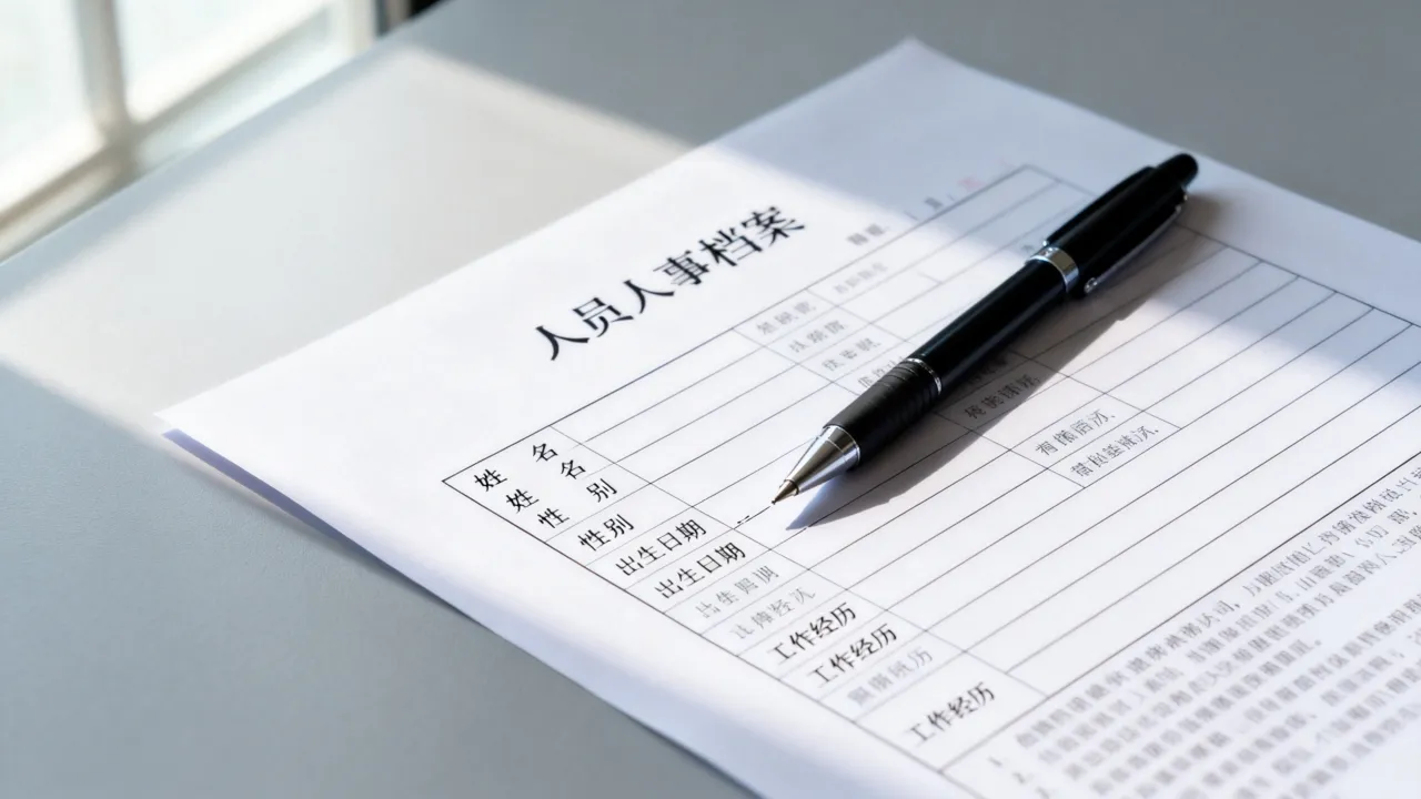 人员人事档案表怎么填写，人员人事档案表模板下载-图2