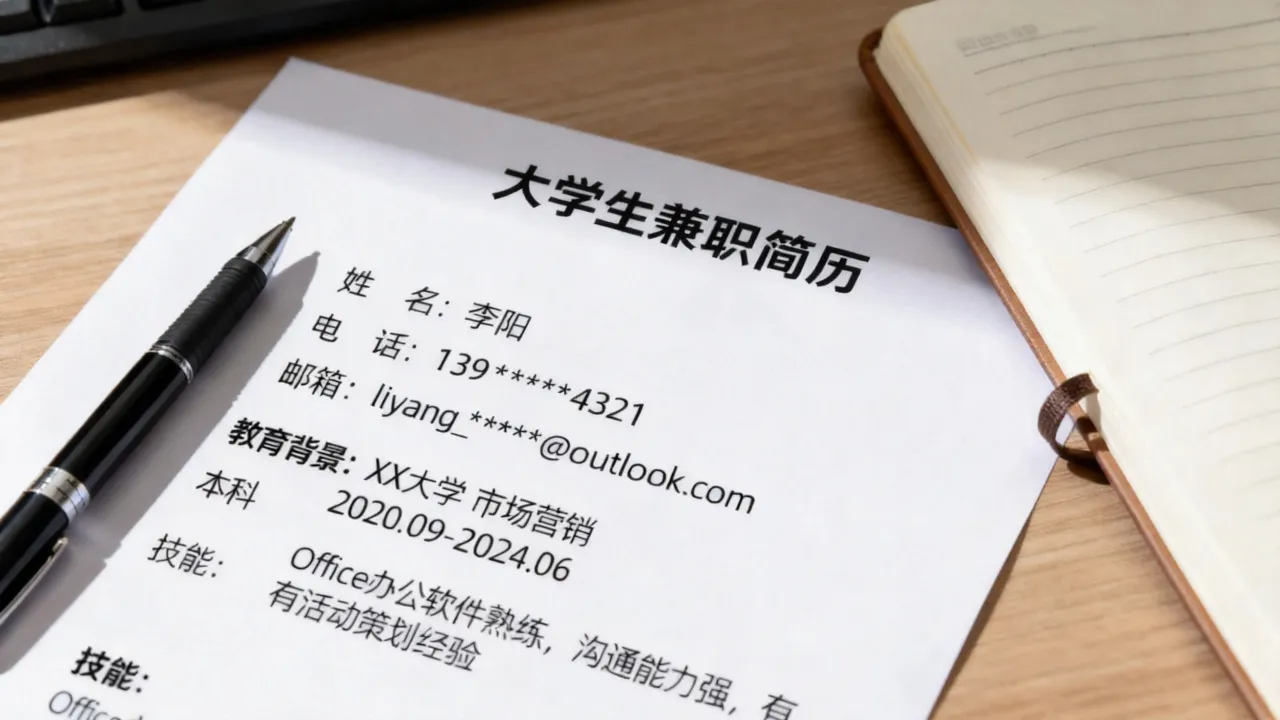 兼职cv怎么写,大学生兼职简历没有经验怎么写