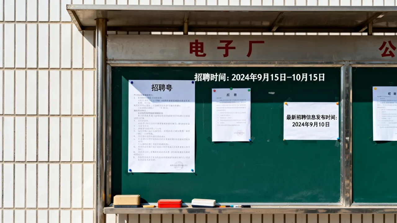 再兴电子厂招聘时间是什么时候,最新招聘信息什么时候发布?