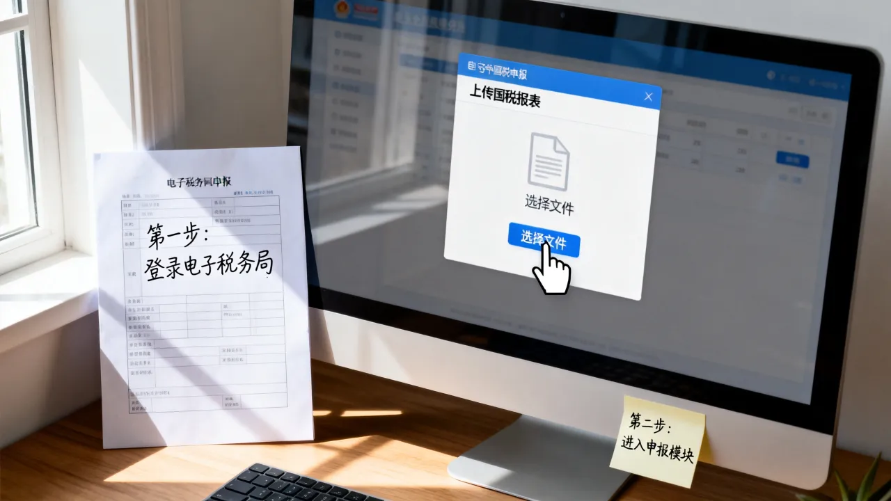 国税报表如何上传,电子税务局申报步骤是什么?-图3 国税报表如何上传,电子税务局申报步骤是什么?-图3