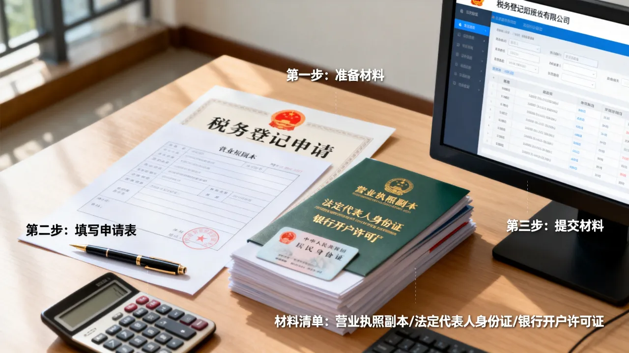 如何办理税种登记?需要哪些材料及办理流程是什么?