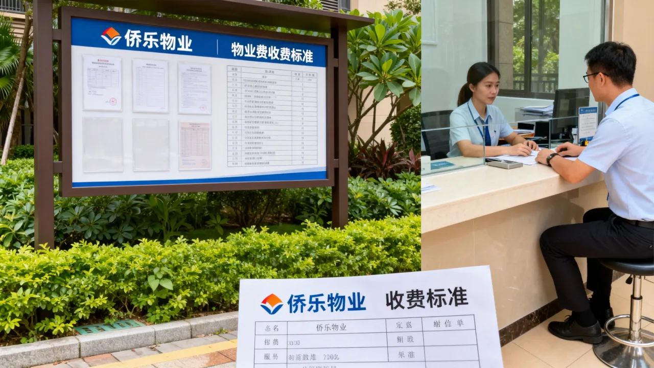侨乐物业怎么样,小区物业费收费标准合理吗?