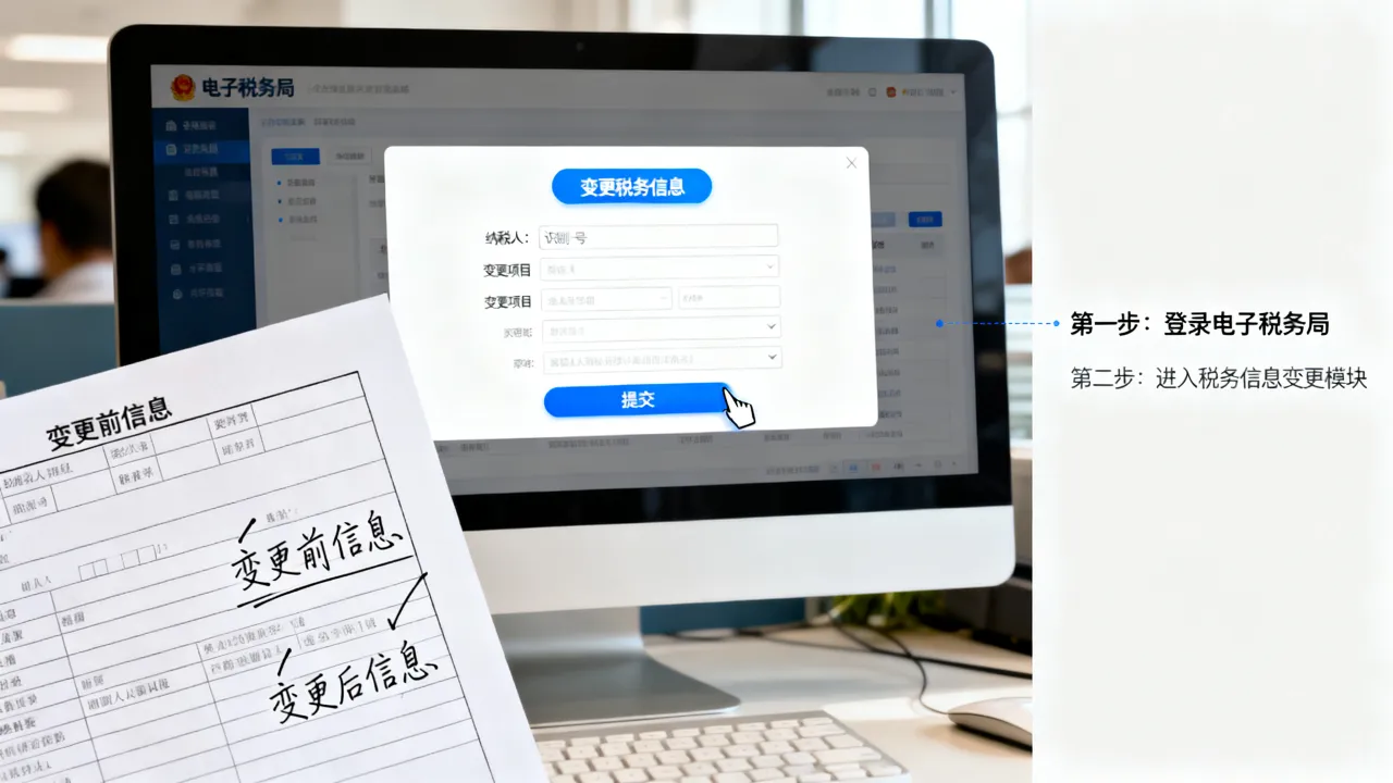 如何更改税务信息,电子税务局税务信息变更怎么操作-图2 如何更改税务信息,电子税务局税务信息变更怎么操作-图2