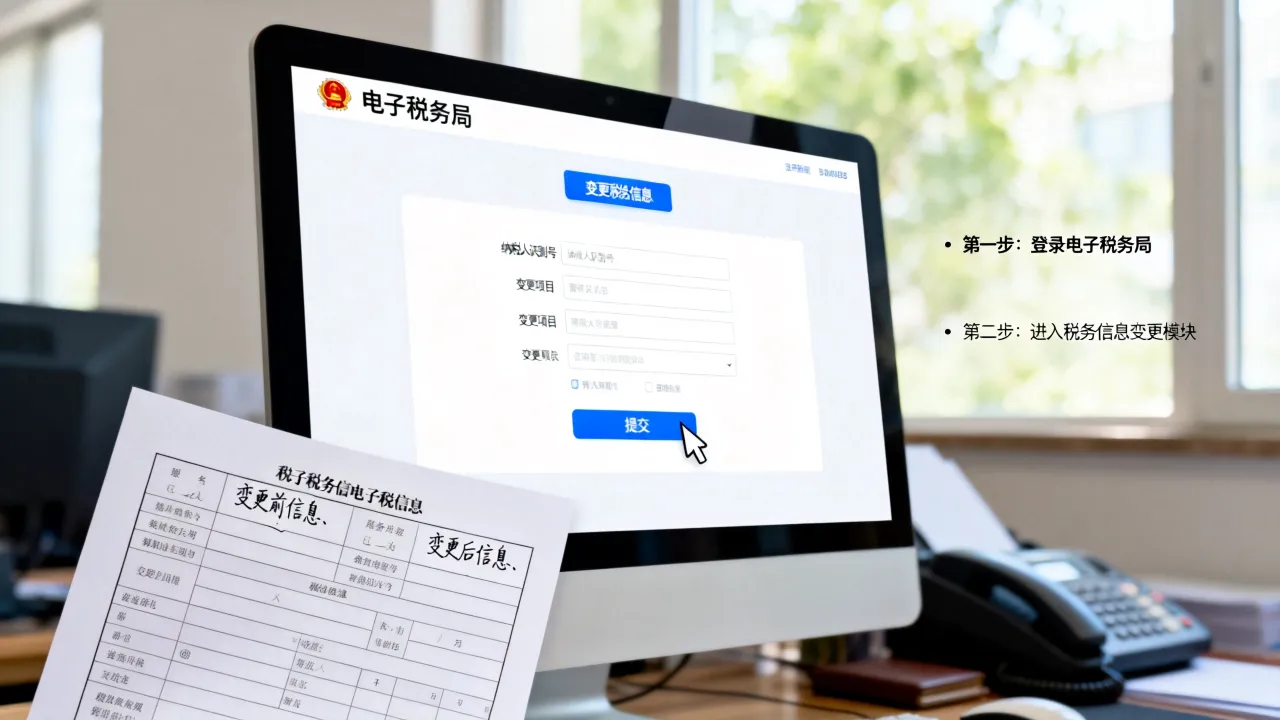 如何更改税务信息,电子税务局税务信息变更怎么操作-图3 如何更改税务信息,电子税务局税务信息变更怎么操作-图3
