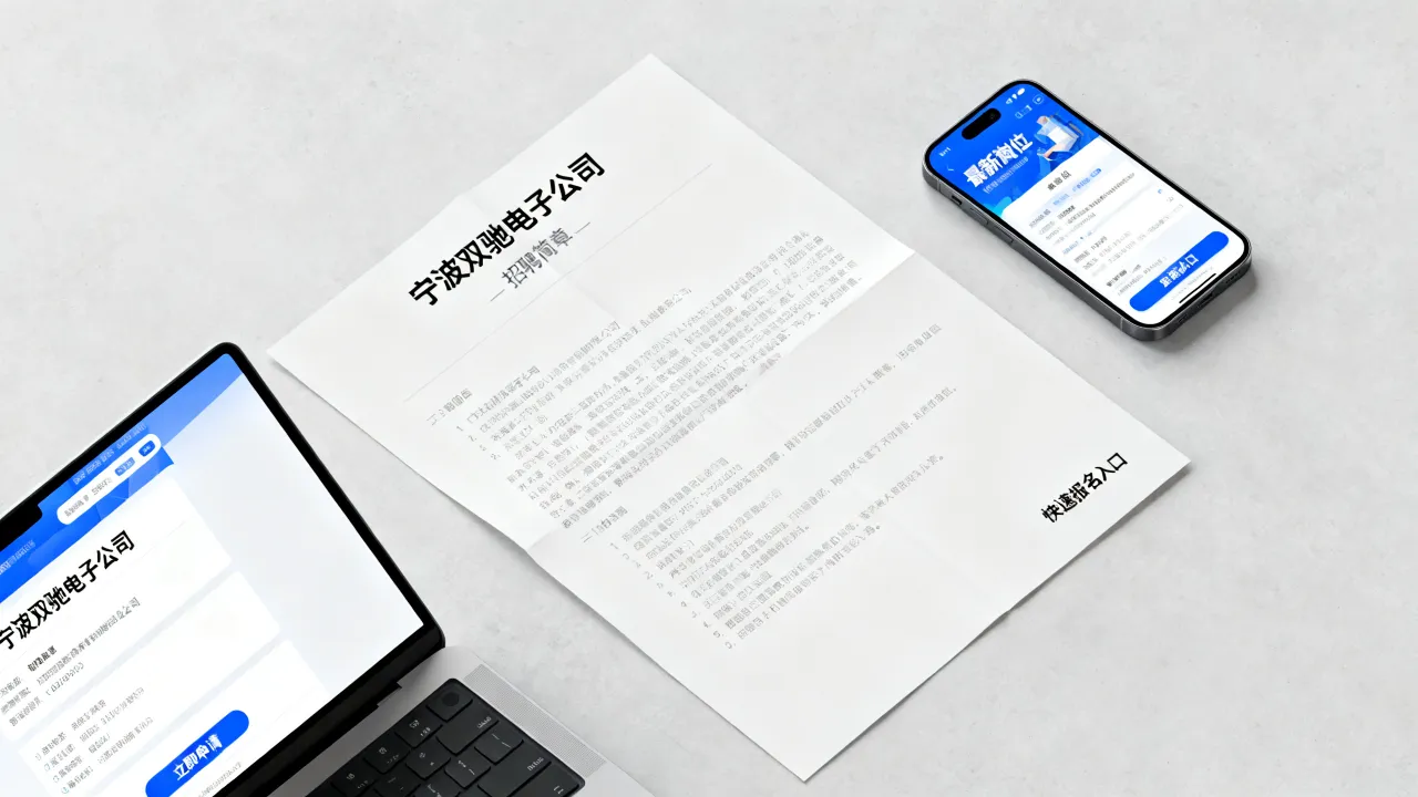 宁波双驰电子公司招聘信息哪里查？最新招聘岗位，快速报名入口-图3