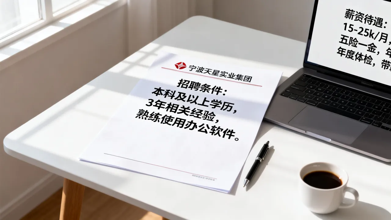 宁波天星实业集团招聘条件有哪些？薪资待遇怎么样-图3