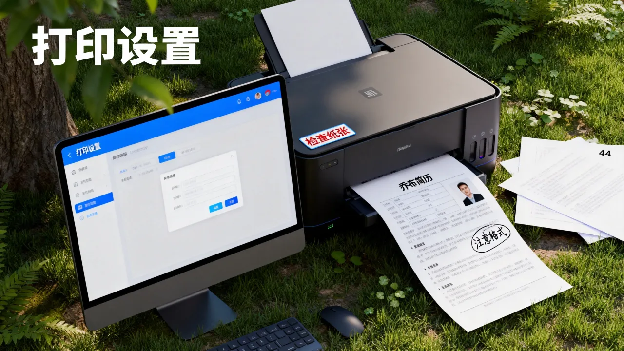 乔布简历怎么打印，打印乔布简历失败怎么办？-图3