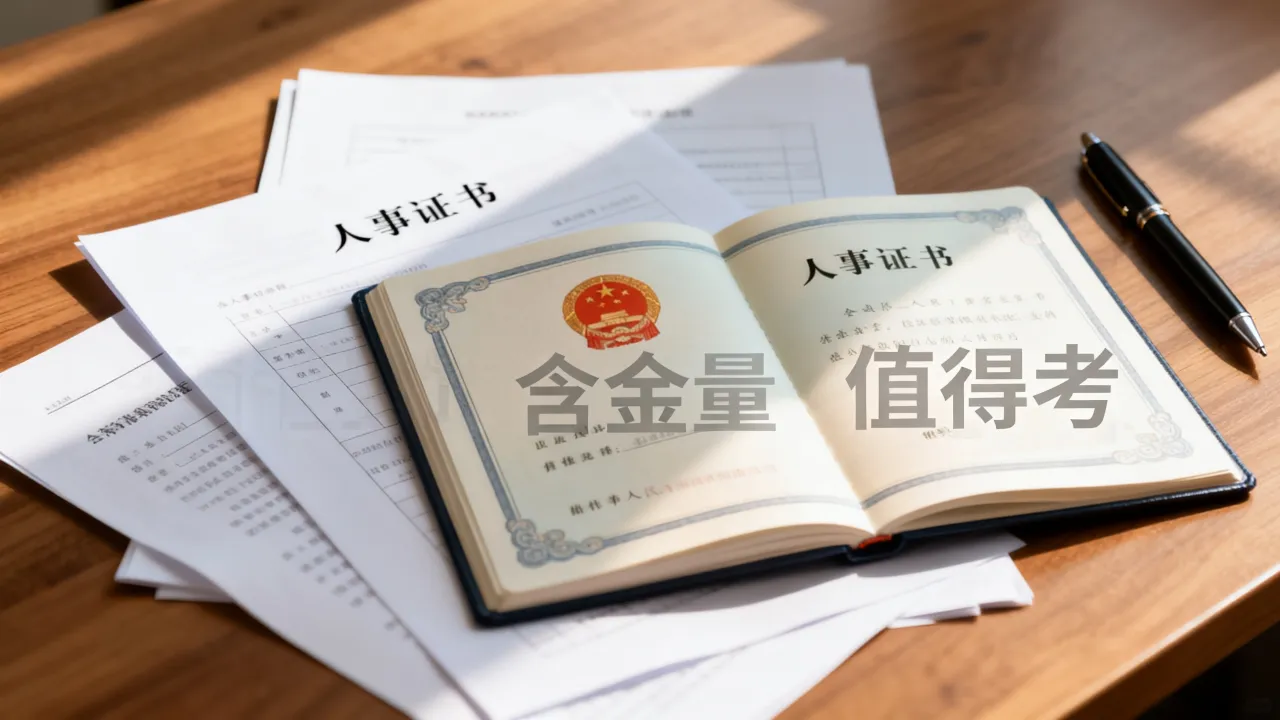 人事证书有用吗,含金量高不高值不值得考?-图2 人事证书有用吗,含金量高不高值不值得考?-图2