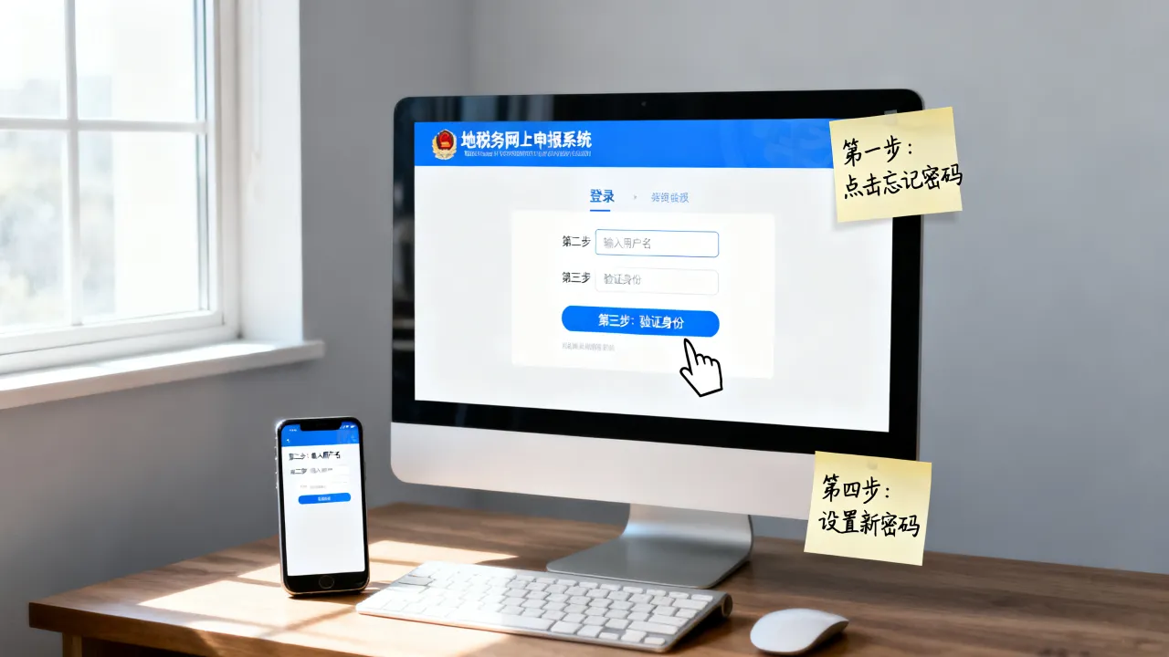 地税密码忘了怎么修改，地税网上申报系统密码重置步骤-图2