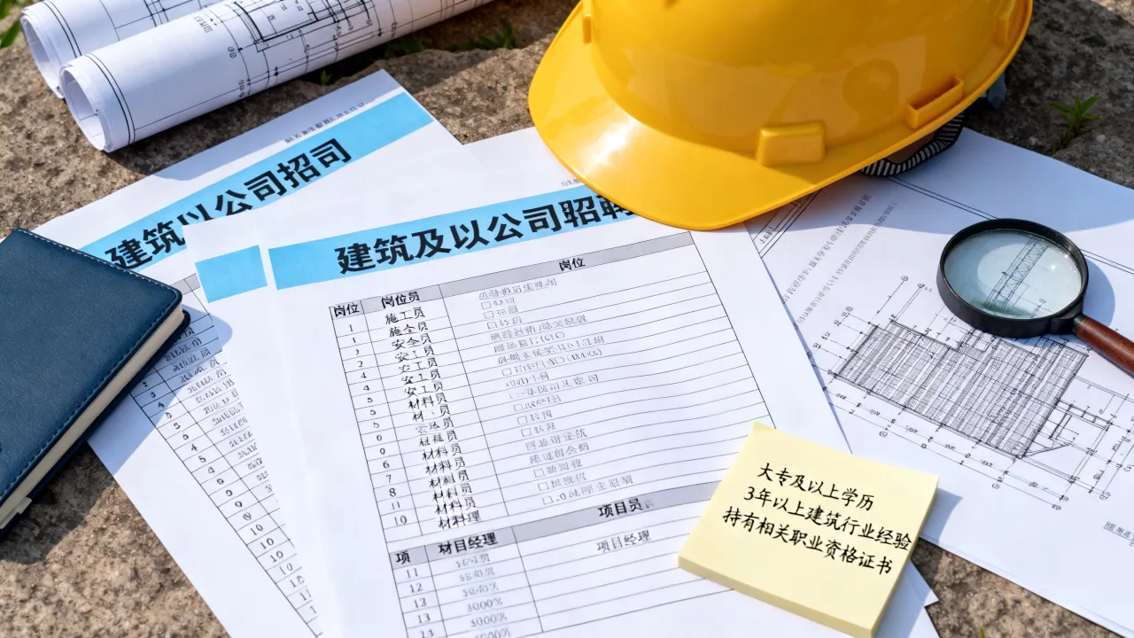 宁阳县东关建筑公司招聘有哪些岗位？宁阳建筑公司招聘条件是什么-图2