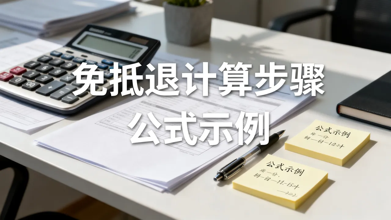 生产免抵退如何计算?免抵退税额计算方法详解