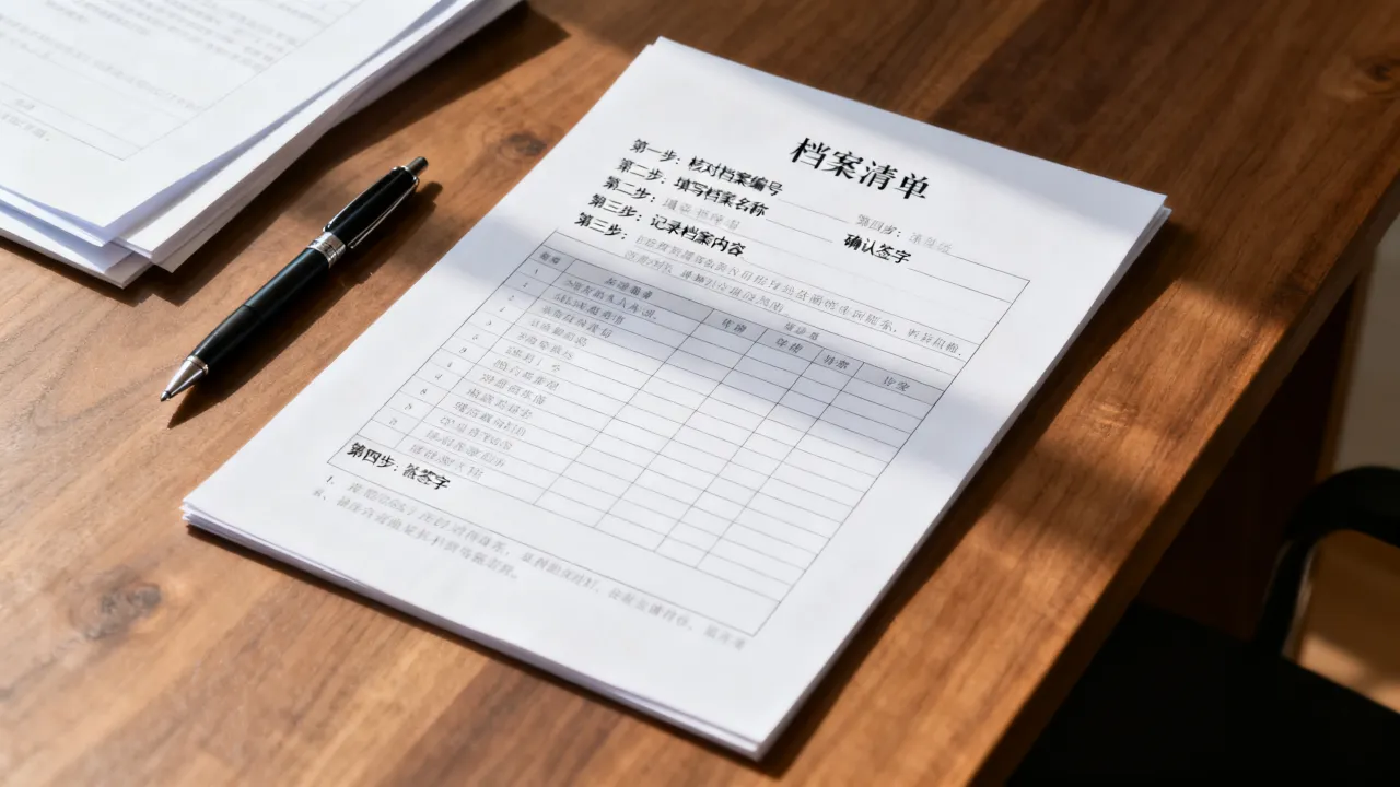 档案清单怎么填写,档案清单填写步骤及模板有哪些?-图2 档案清单怎么填写,档案清单填写步骤及模板有哪些?-图2