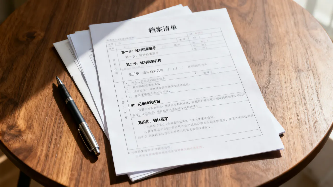 档案清单怎么填写,档案清单填写步骤及模板有哪些?-图3 档案清单怎么填写,档案清单填写步骤及模板有哪些?-图3