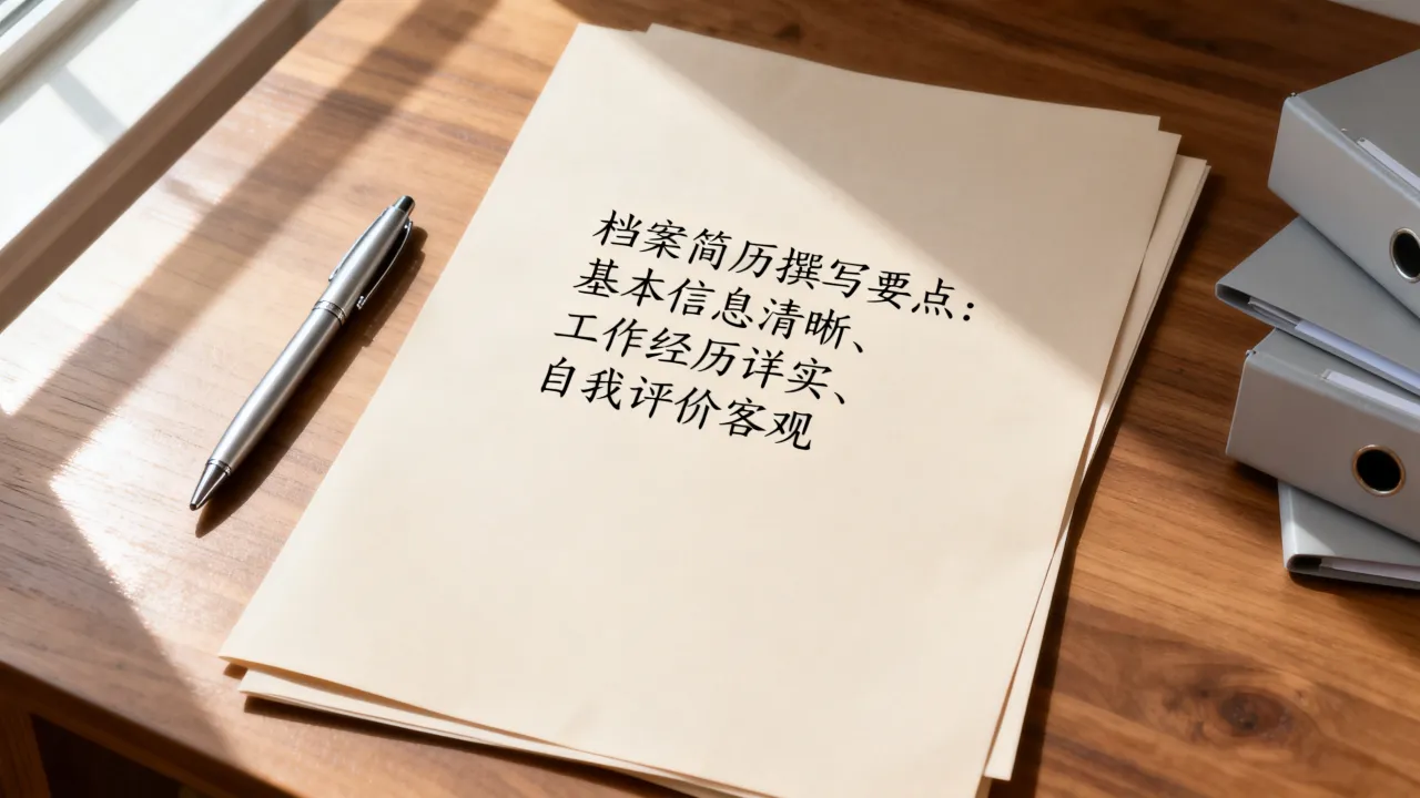 档案简历怎么写,个人档案简历中的自我评价怎么写?-图1 档案简历怎么写,个人档案简历中的自我评价怎么写?-图1