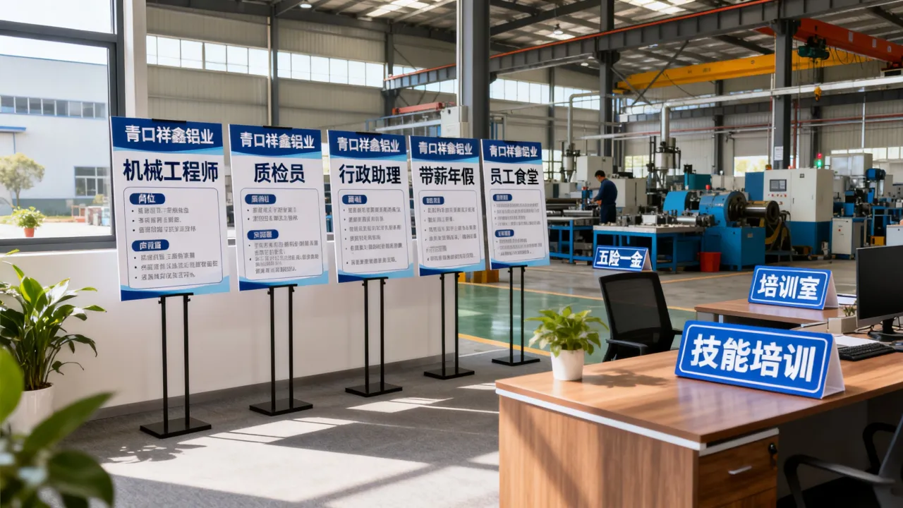 青口祥鑫铝业招聘有哪些岗位,福利待遇怎么样?-图1 青口祥鑫铝业招聘有哪些岗位,福利待遇怎么样?-图1