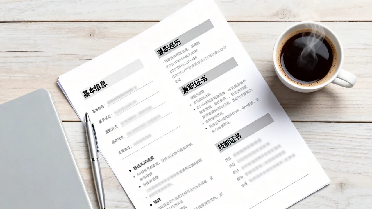 简历兼职怎么写范文，兼职简历范文大全-图3