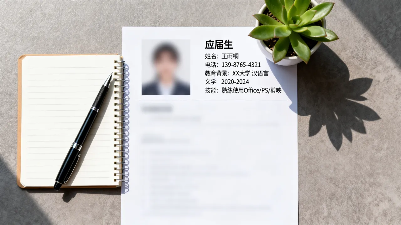 没有工作经验的应届生简历怎么写