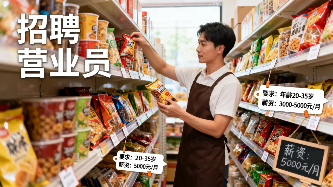 抚顺浙商招聘卖零食是真的吗,抚顺零食店招聘营业员要求有哪些?