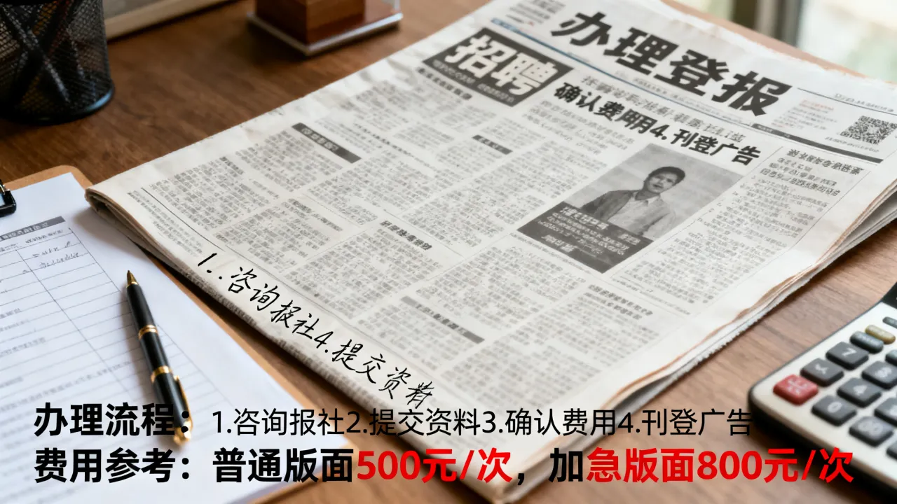 手递手招聘广告登报怎么办理，需要多少钱？-图2