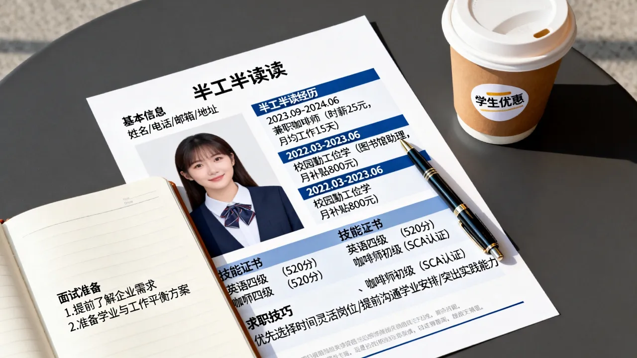 半工半读简历怎么写,求职中有哪些注意事项和技巧?-图3 半工半读简历怎么写,求职中有哪些注意事项和技巧?-图3