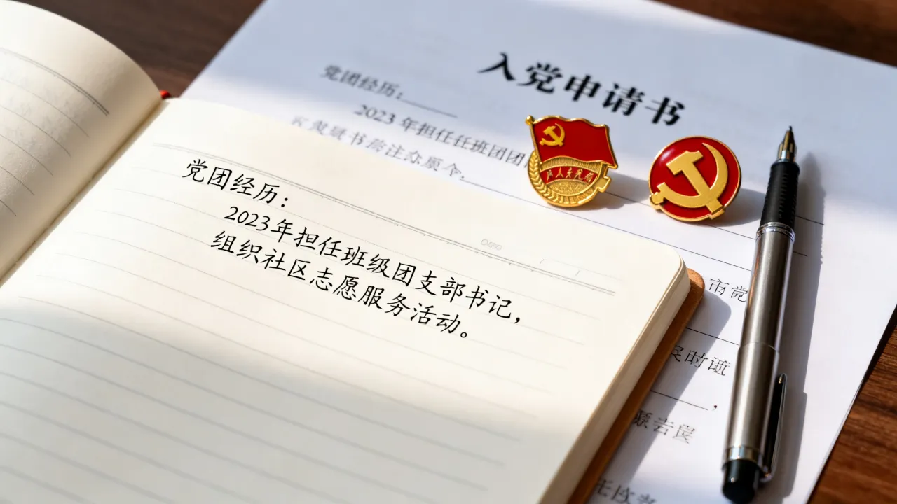 党团经历怎么写，大学生入党申请书中党团经历如何填？-图2